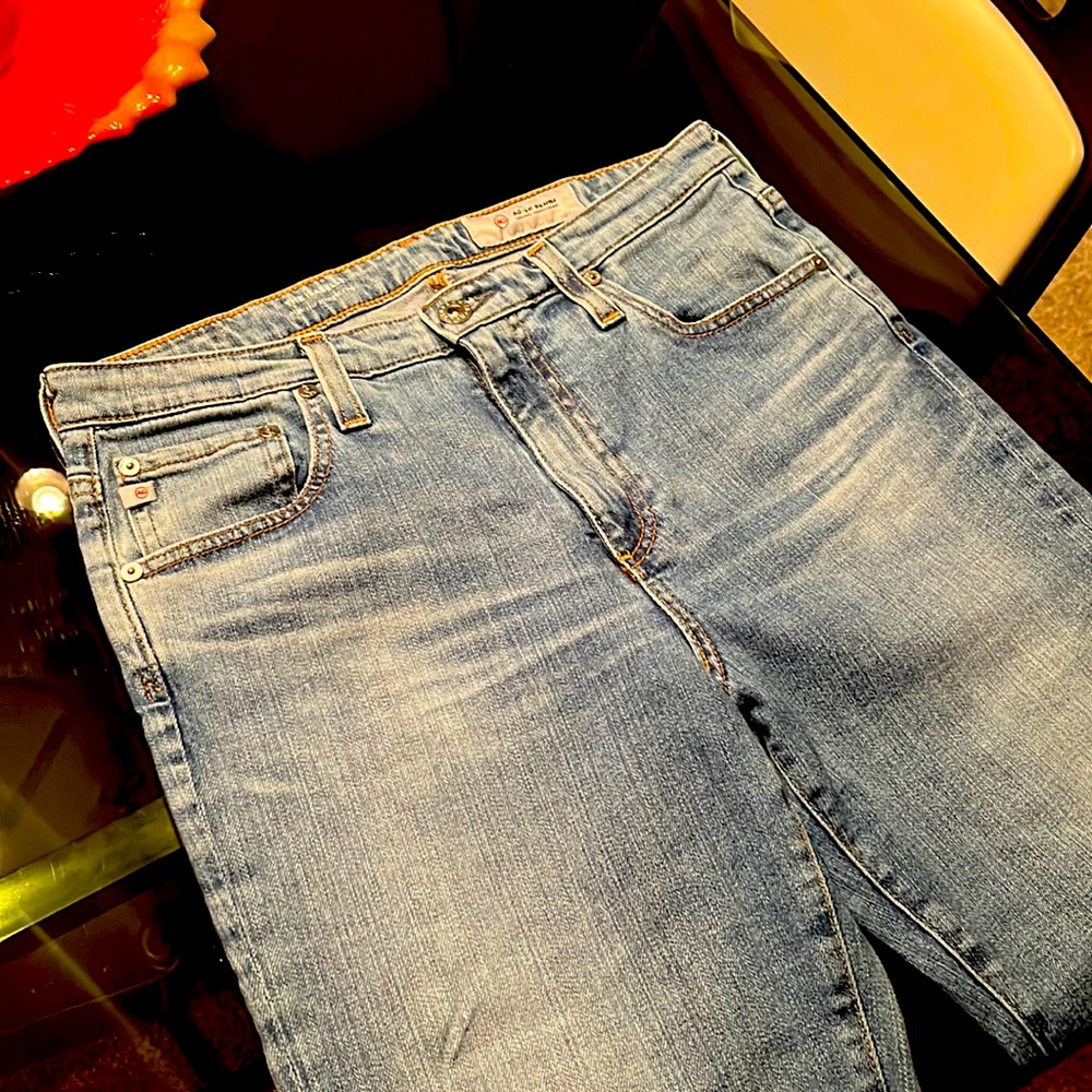 AG The Isabelle High Rise Straight Crop